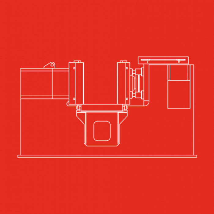 220 tonový hydraulický horizontálny lis na rovnanie dielcov pred a po zváraní