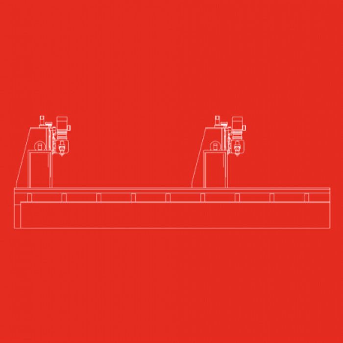CNC súradnicová vŕtačka ZM 10.000 na presné vŕtanie dielov do hmotnosti 5 ton a maximálnych rozmerov 10.000 x 600 x 600 mm